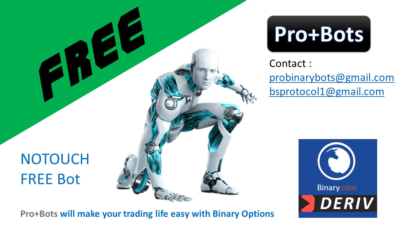 Free binary option robot with no touch strategy for binary.com and deriv.com